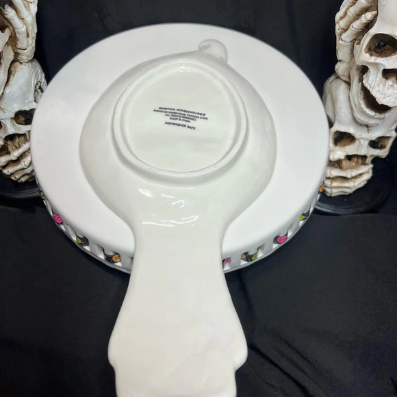 Halloween Happy Ghost w/ Pumpkin Pal Ceramic XL Cookie Jar - 2 Mugs & Spoon Rest - Picture 16 of 16